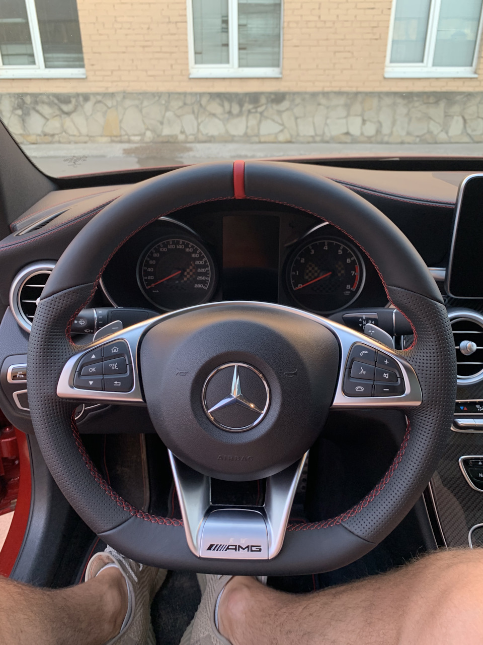 Руль — Mercedes-Benz C 43 AMG (W205), 3 л, 2016 года | стайлинг | DRIVE2