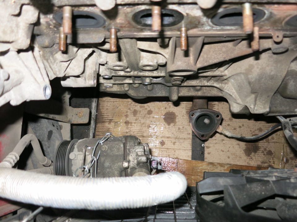 Вот так на цепочке компрессор висел 3 дня — Skoda Fabia Mk2