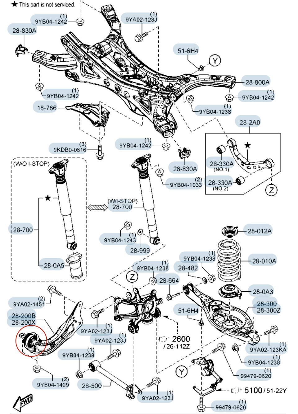 9YA02123KA Болт металлический 21 Mazda | Запчасти на DRIVE2