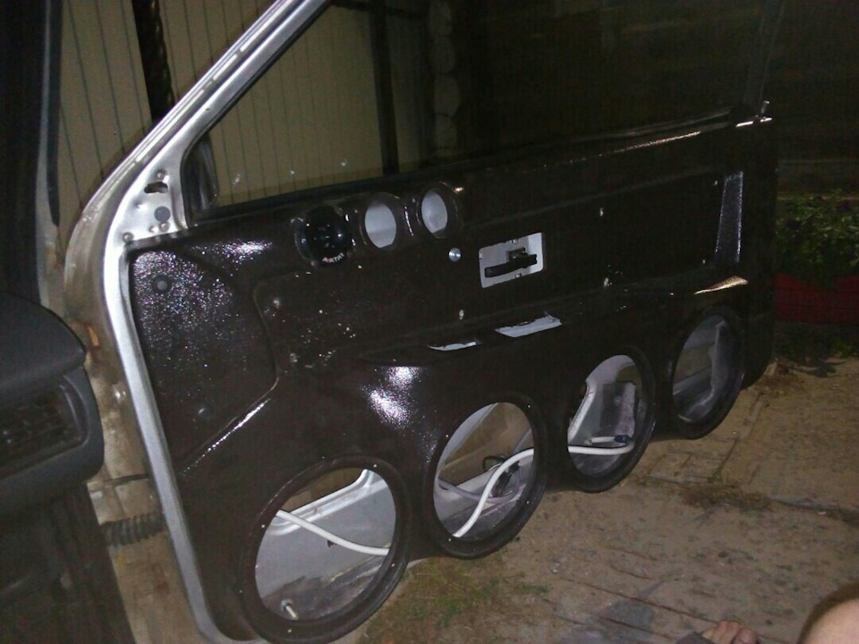 Как я делал обшивки под громкий фронт — Lada 2113, 1,6 л, 2007 года ...