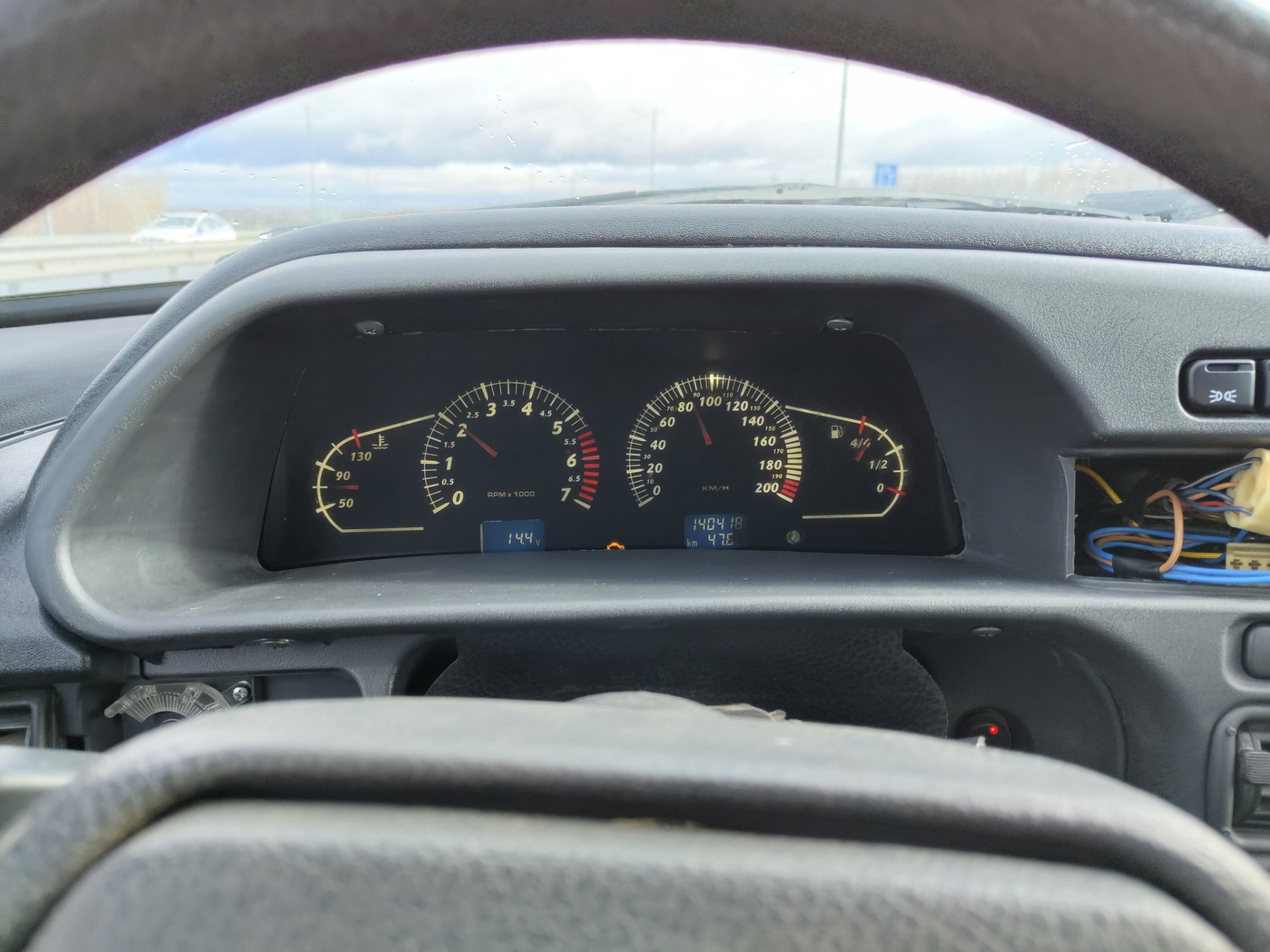 #4 Приборная панель — Lada 2115, 1,6 л, 2008 года | своими руками | DRIVE2