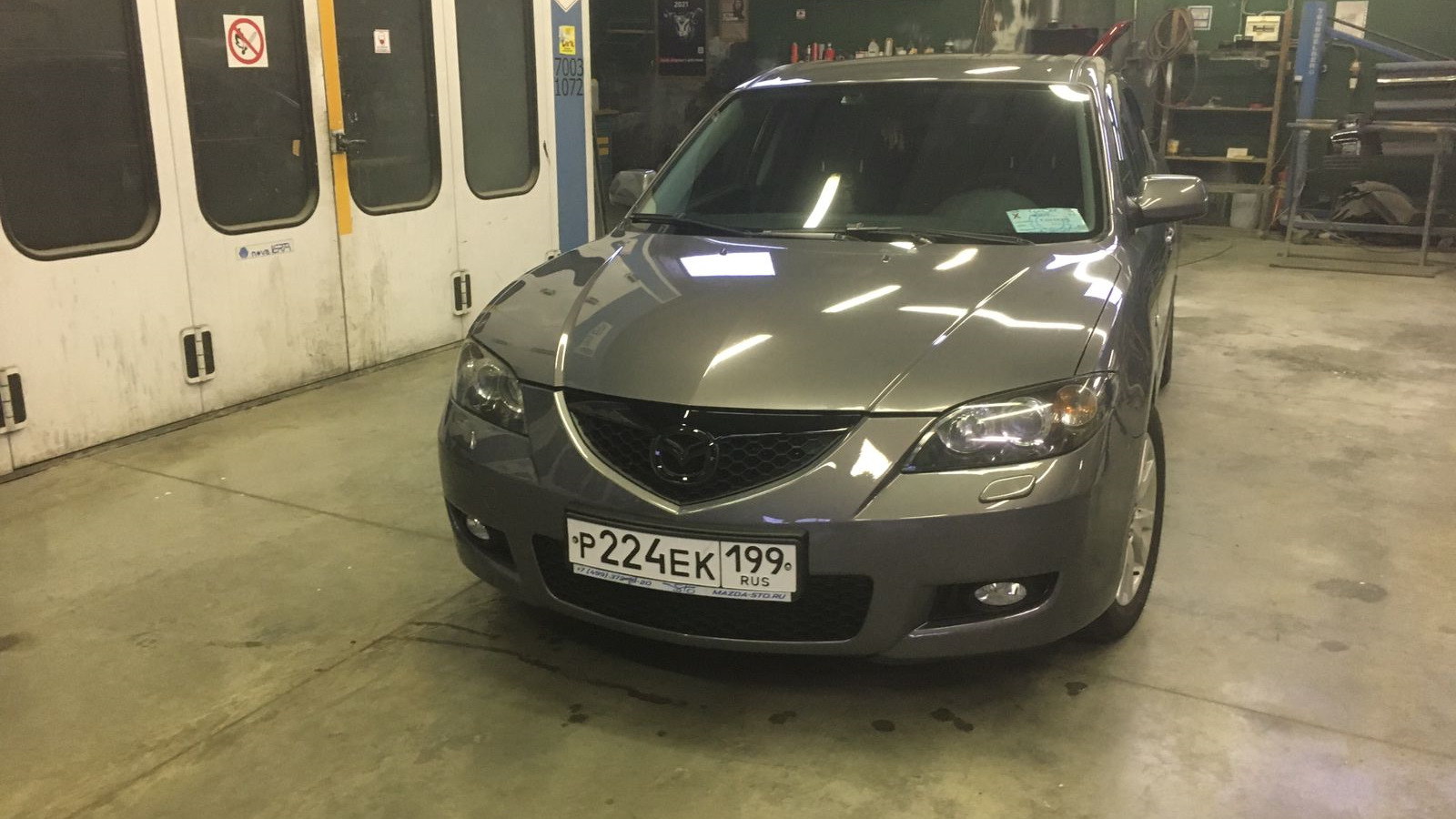 Mazda 3 (1G) BK 1.6 бензиновый 2008 | Серая 1,6 автомат на DRIVE2