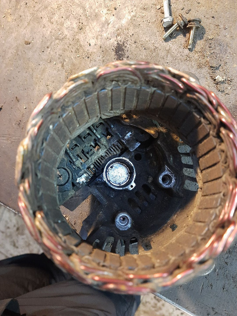 Ремонт генератора с автомобиля Peugeot 206 1999 года, г. Рязань ...