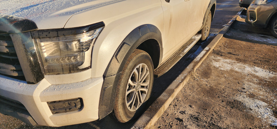 Уходят в арку с фендером примерно на 3 см — Haval H5 (2G)