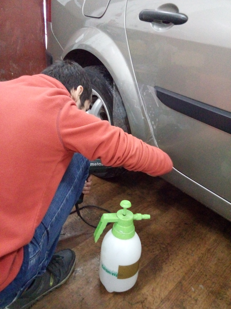 Бронепленка на задние арки — Renault Megane II, 1,6 л, 2008 года ...