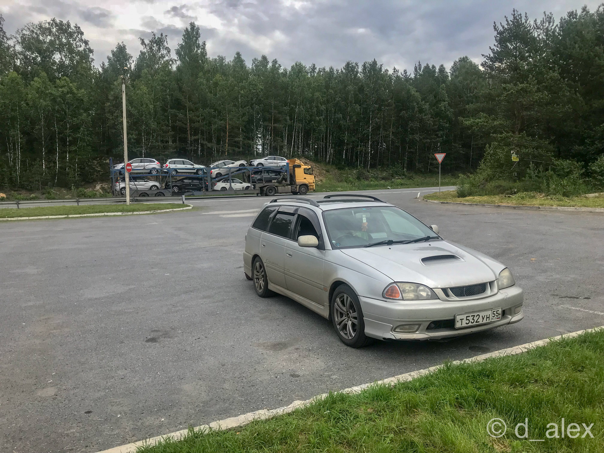 Поездка в Омск и обратно — Toyota Caldina (210), 2 л, 2001 года |  путешествие | DRIVE2