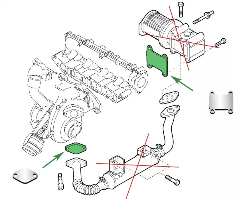 EGR- Delite (полностью) и еще кое что… — Opel Signum, 1,9 л., 2005 года ...