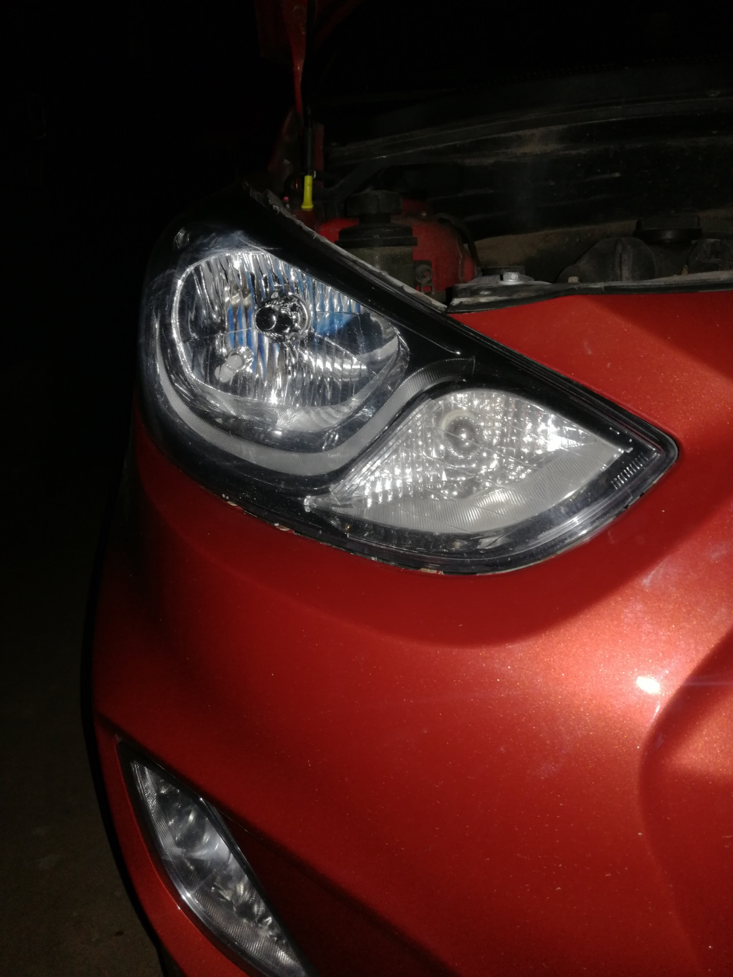 Лампы хром — Hyundai Solaris (1G), 1,6 л, 2011 года | аксессуары | DRIVE2