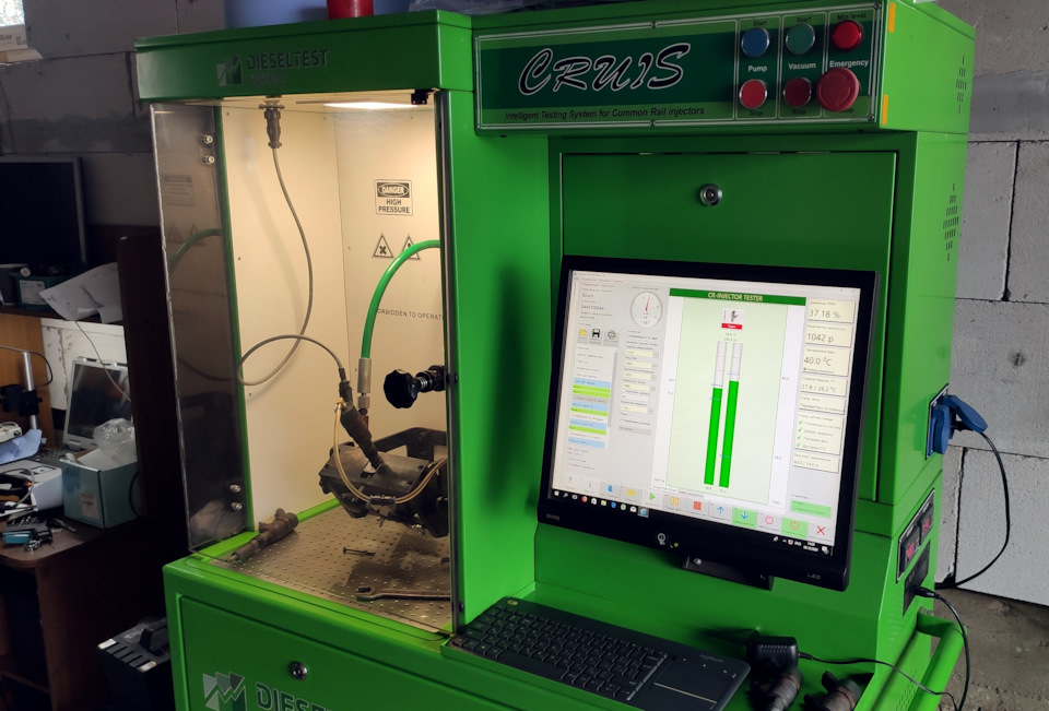 82. Проверка форсунок на стенде — Peugeot 406, 2 л, 1999 года | визит ...