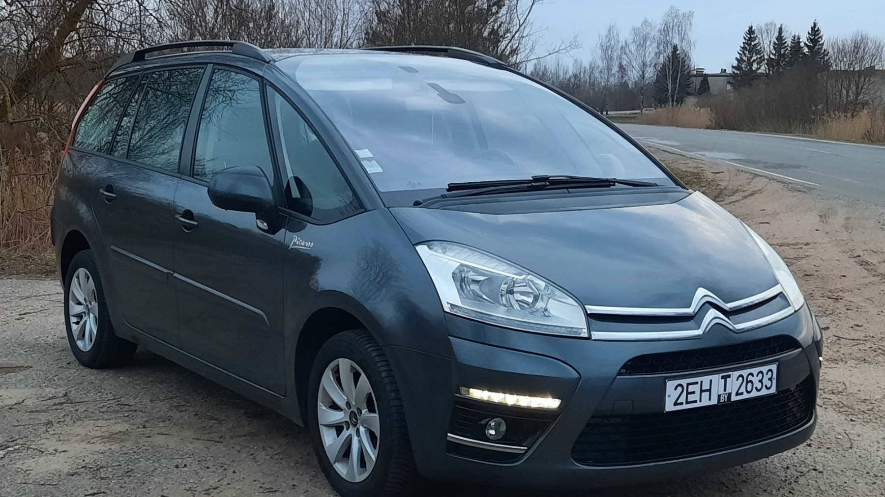 Citroen Grand C4 Picasso (1G) 1.6 дизельный 2013 | Темно-серый металлик на  DRIVE2