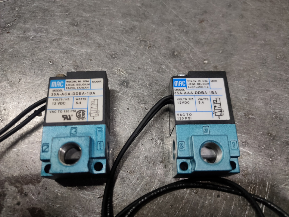 3х портовый соленоид MAC китай vs оригинал — Subaru Exiga (YA), 2 л ...