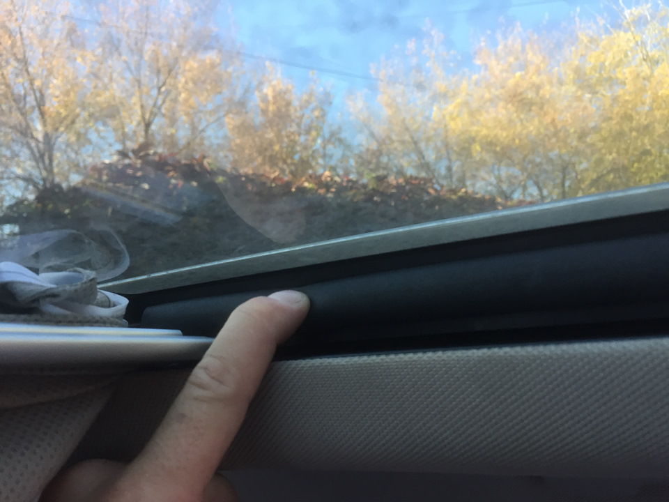 Устранение перекоса шторки панорамного люка Часть 2 — DRIVE2