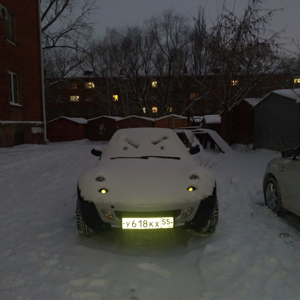 Каково оно зимой или Добавим тепла — Smart Roadster, 0,7 л, 2003 года |  просто так | DRIVE2