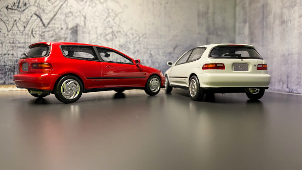 Hi-Story Honda シビックSIR-Ⅱ　1/43 ハイストーリー 1/43 ホンダ シビック SiR-II 1991 （フロスト