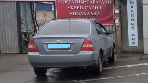 Toyota Corolla (120) 1.6 бензиновый 2004 | "серо-голубой металлик" на ...