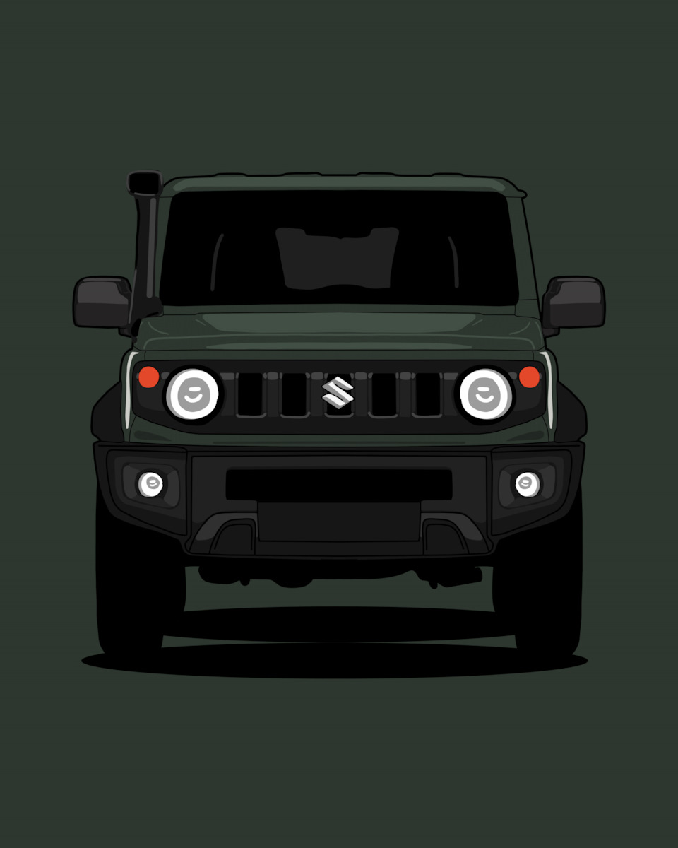 Искусство в сети. — Suzuki Jimny (2018), 1,5 л, 2021 года | другое | DRIVE2