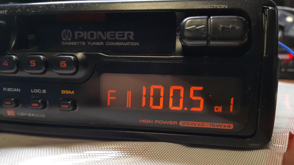 Pioneer KEH-2430b. Подсветка кнопок. — DRIVE2