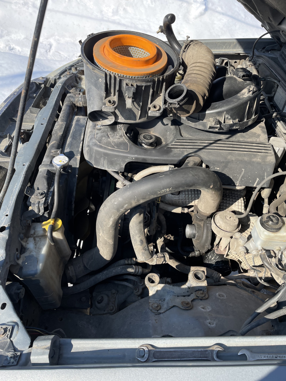 Замена масляной трубки на турбину — Ford Ranger (2G), 2,5 л, 2008 года ...