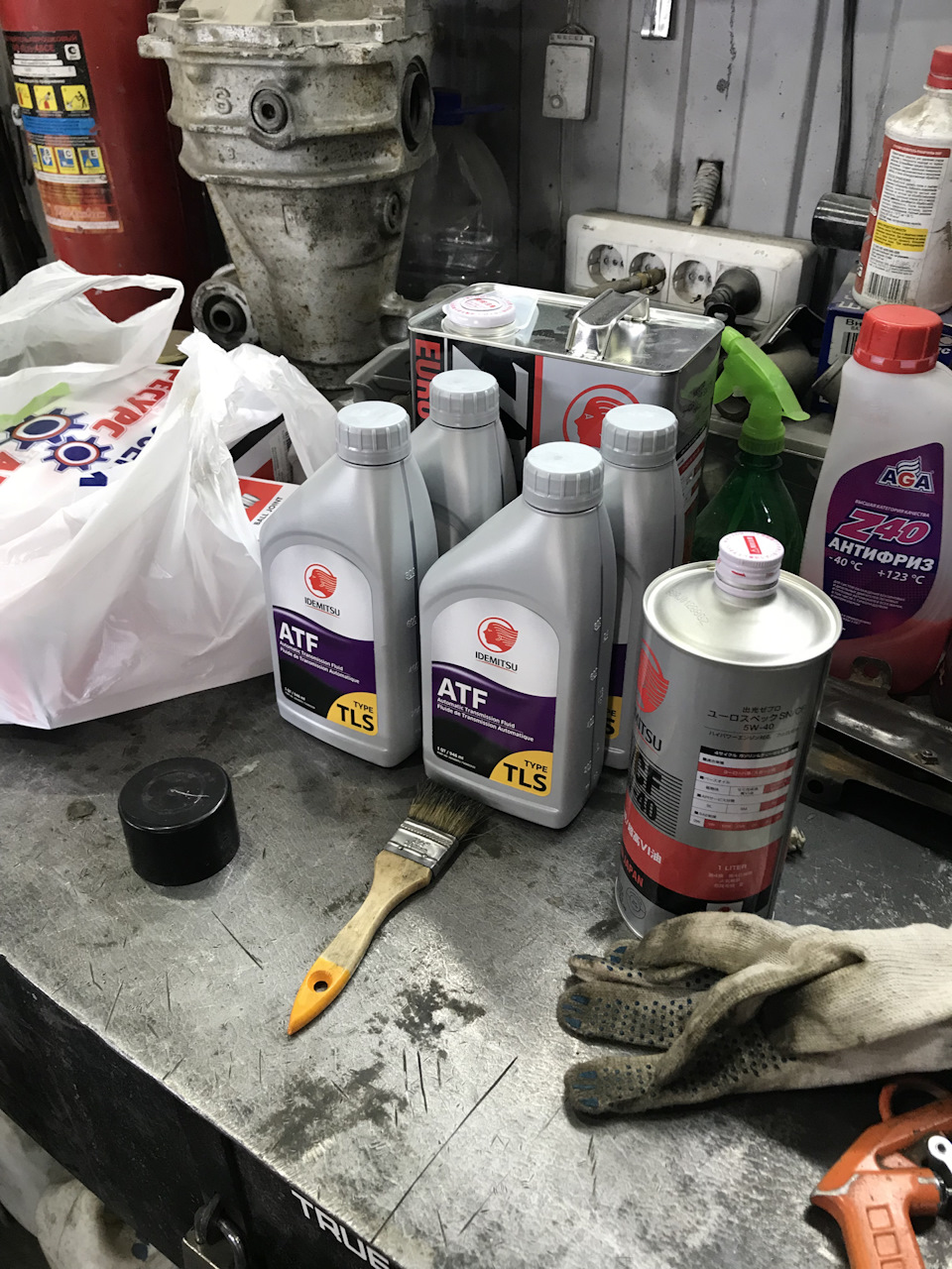 ТО-2, частичная замена масла в АКПП, дефектовка подвески и тормозов ...