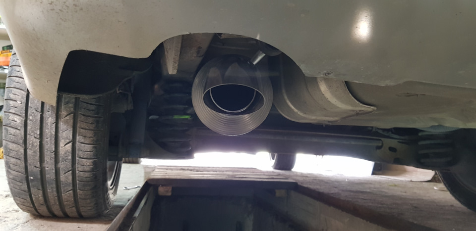 Стило с резонатором вместо глушителя — FIAT Stilo, 1,6 л, 2004 года ...