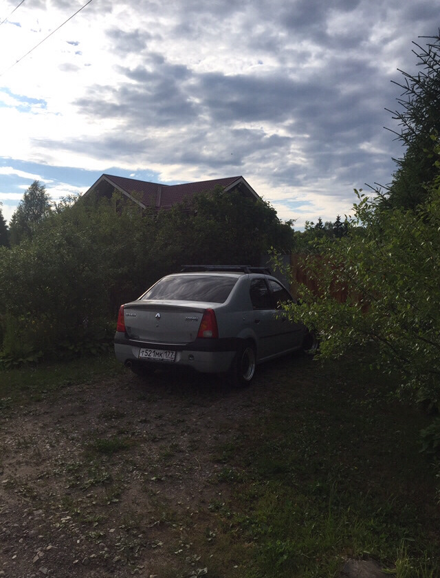 Поездка на дачу в Чехов + немного новостей — Renault Logan (1G), 1,6 л ...