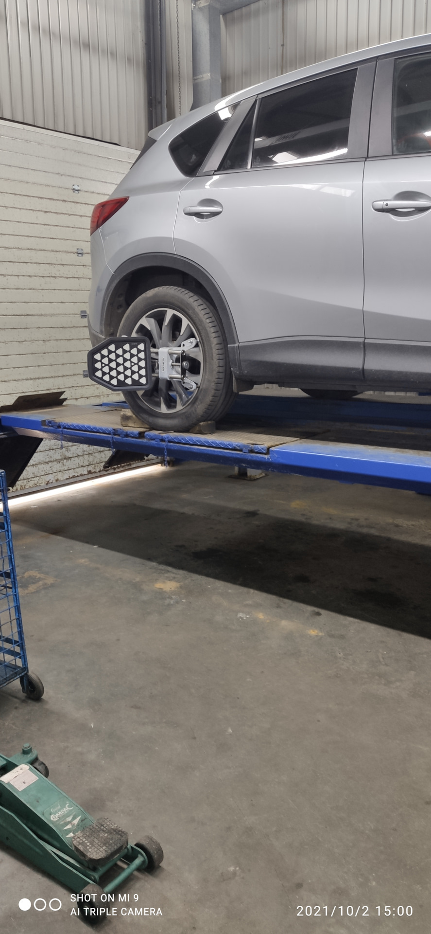 Диагностика и регулировка сход-развала! — Mazda CX-5 (1G), 2 л, 2016 ...