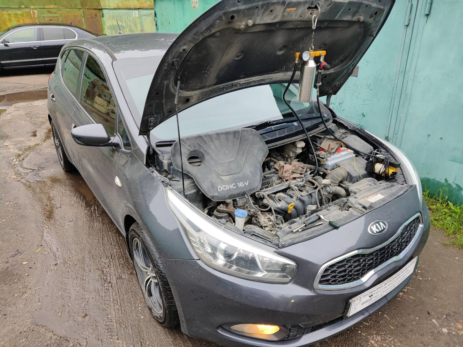 KIA Ceed промывка топливных форсунок без снятия — Промывка форсунок ...