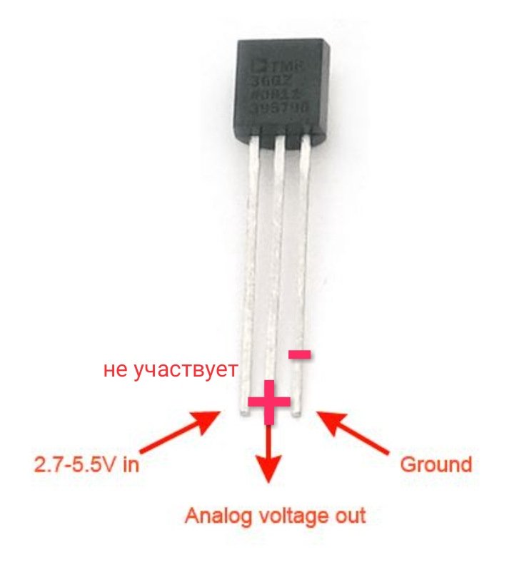 Lm335z как датчик температуры схема включения