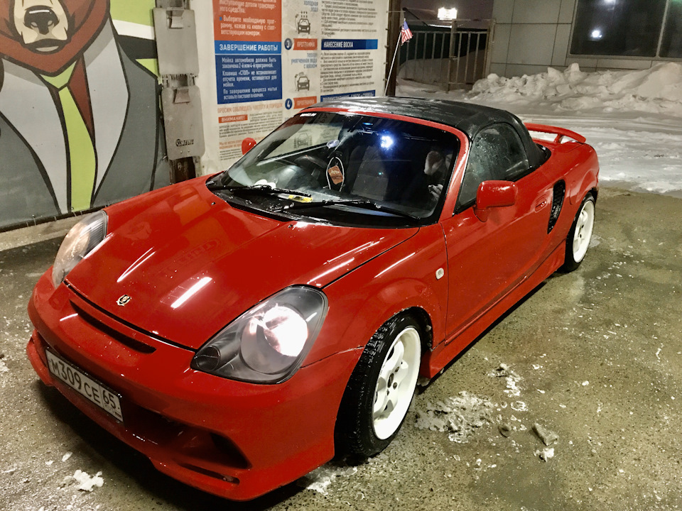 Родная подвеска, саб, клинят суппорта — Toyota MR-S, 1,8 л., 2001 года ...