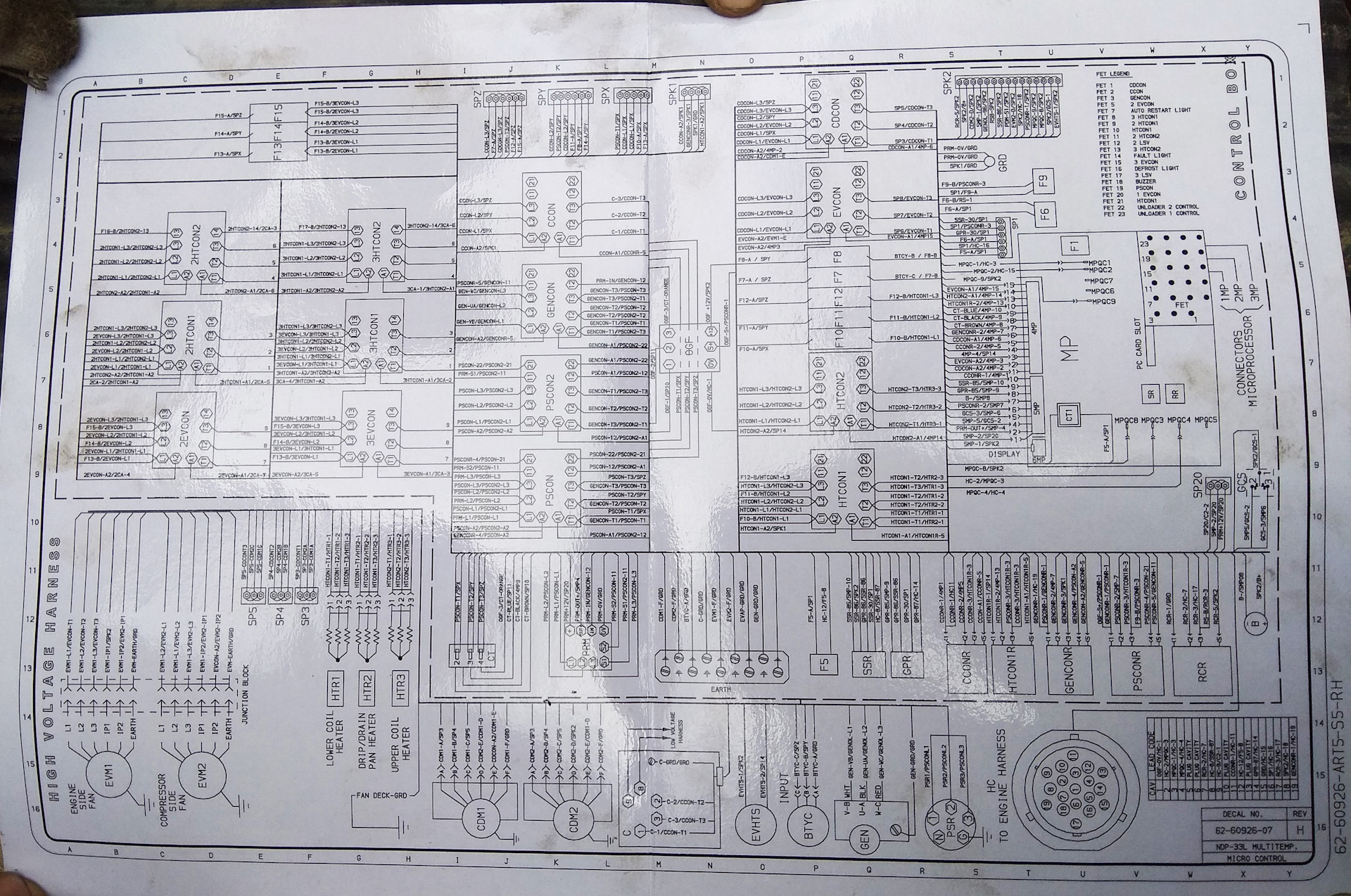 Carrier maxima 1300 схема предохранителей