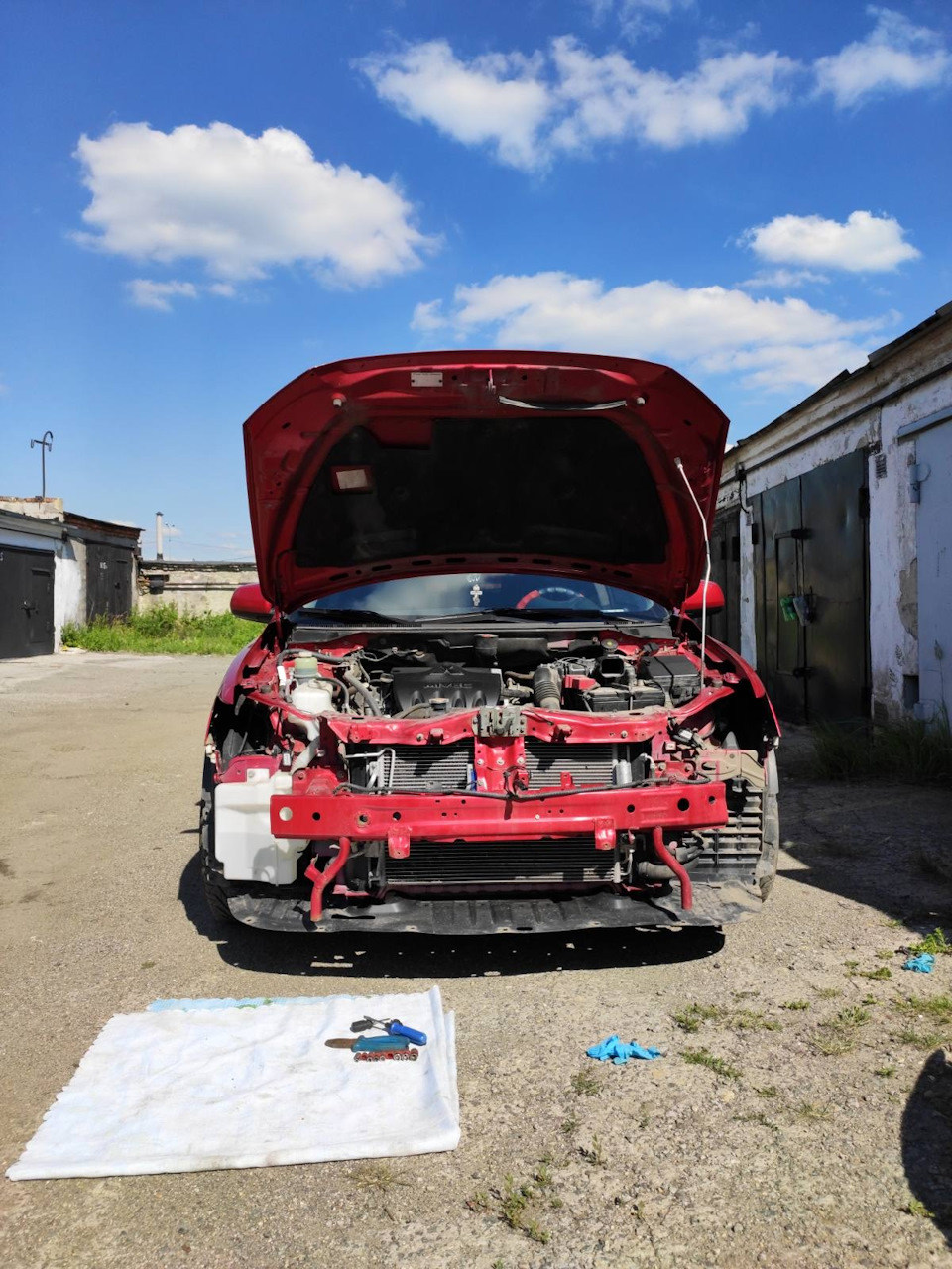 В любой непонятной ситуации, начинай разбирать машину. Лето 2019 года. —  Mitsubishi Lancer X, 1,6 л, 2012 года | своими руками | DRIVE2