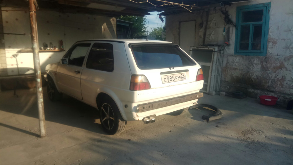 Спойлер Гольф мк2) — Volkswagen Golf Mk2, 1,8 л, 1986 года | стайлинг ...