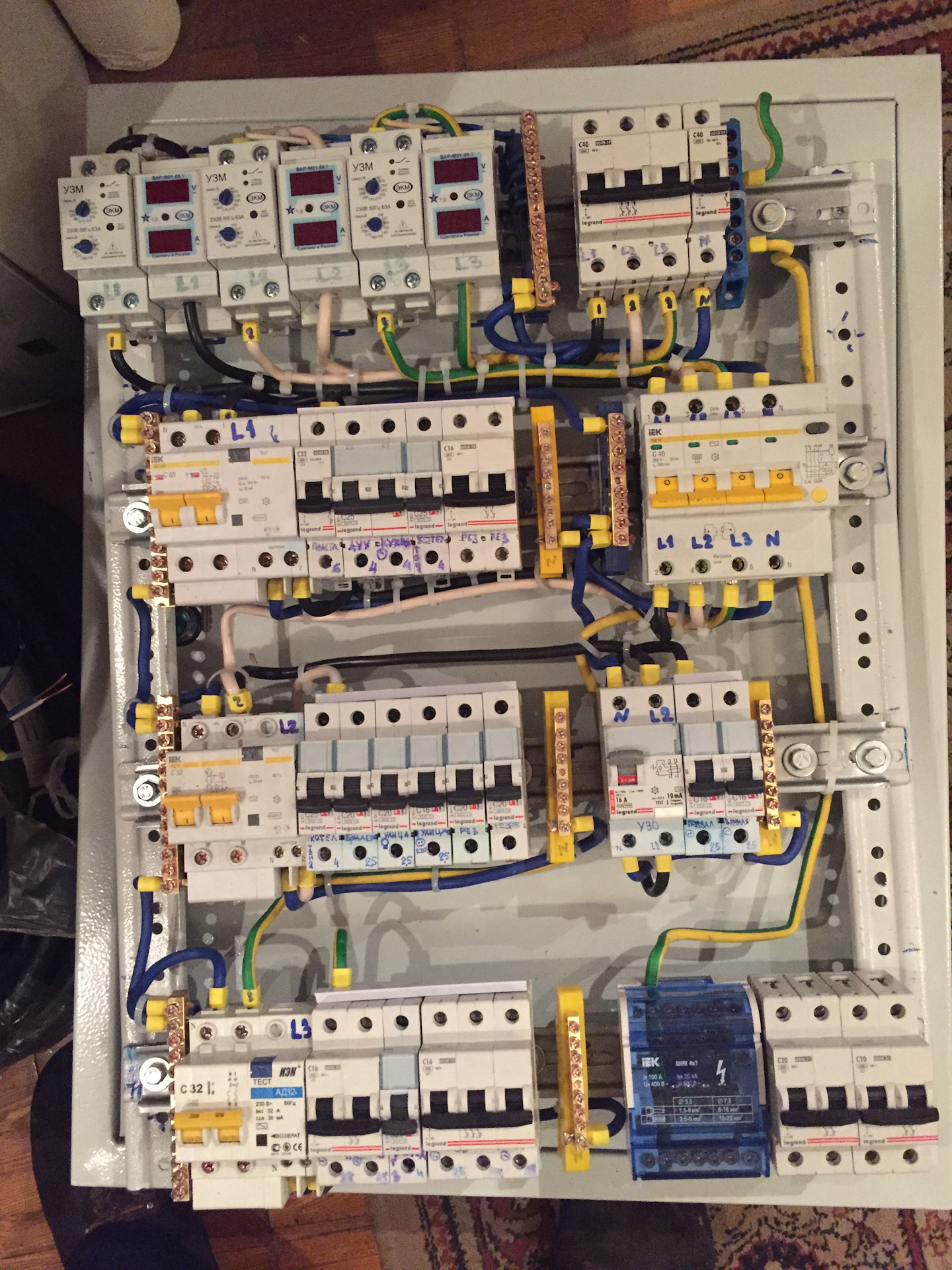 вводной щит в дом 380V / 15 kW — DRIVE2