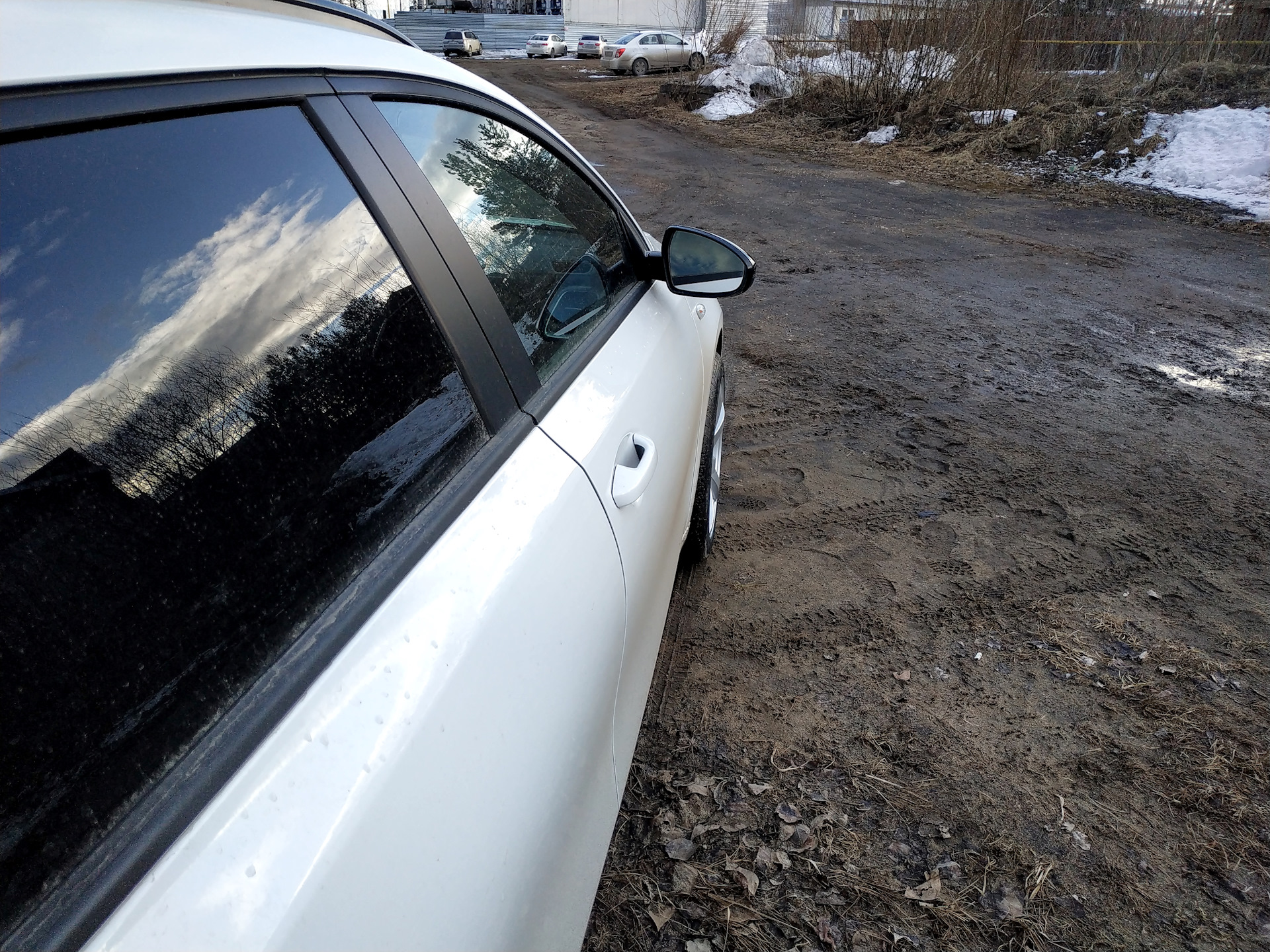 Штатный концевик капота — Mitsubishi Lancer X, 1,8 л, 2008 года ...