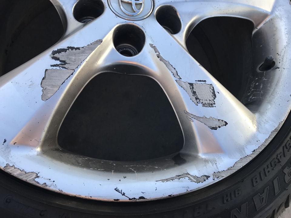 Покраска дисков порошковой краской — Toyota Cresta (100), 2,5 л, 1998 ...