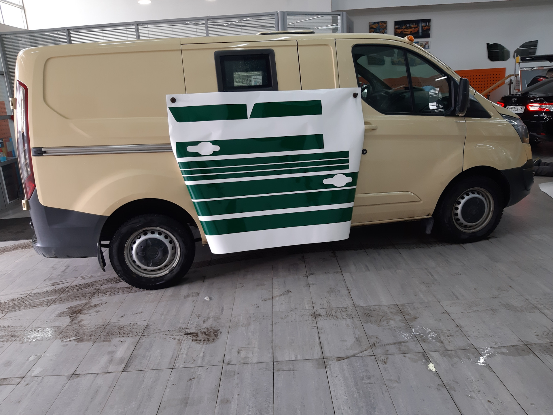 Цветографическая схема — Ford Transit Custom, 2,2 л, 2014 года | стайлинг |  DRIVE2