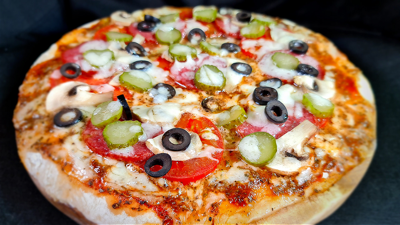 вкусный рецепт быстрой пиццы на сковороде фото 86