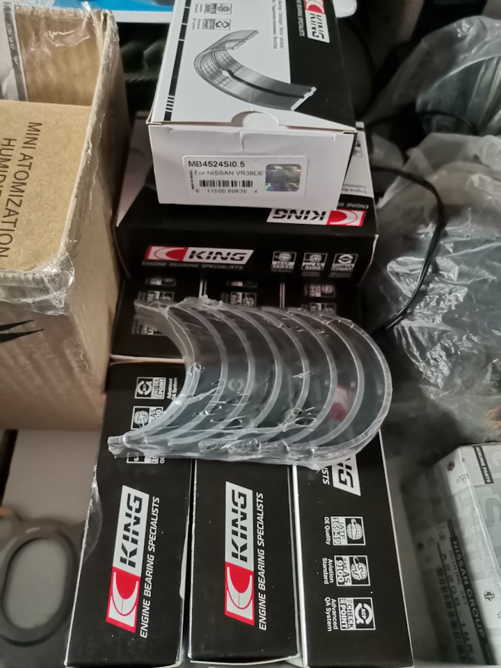 Коренные вкладыши +0,50 Nissan infiniti VQ35HR VQ37VHR на Infiniti EX ...