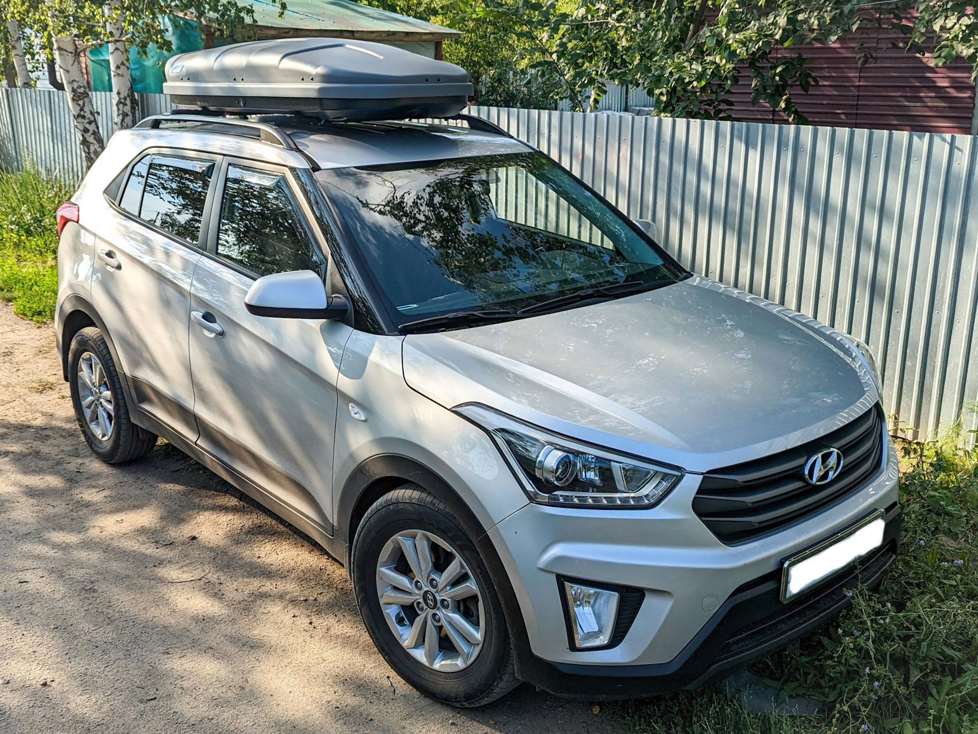 Автобокс NOBU CROSS 380 на Creta — Hyundai Creta (1G), 1,6 л, 2018 года |  аксессуары | DRIVE2