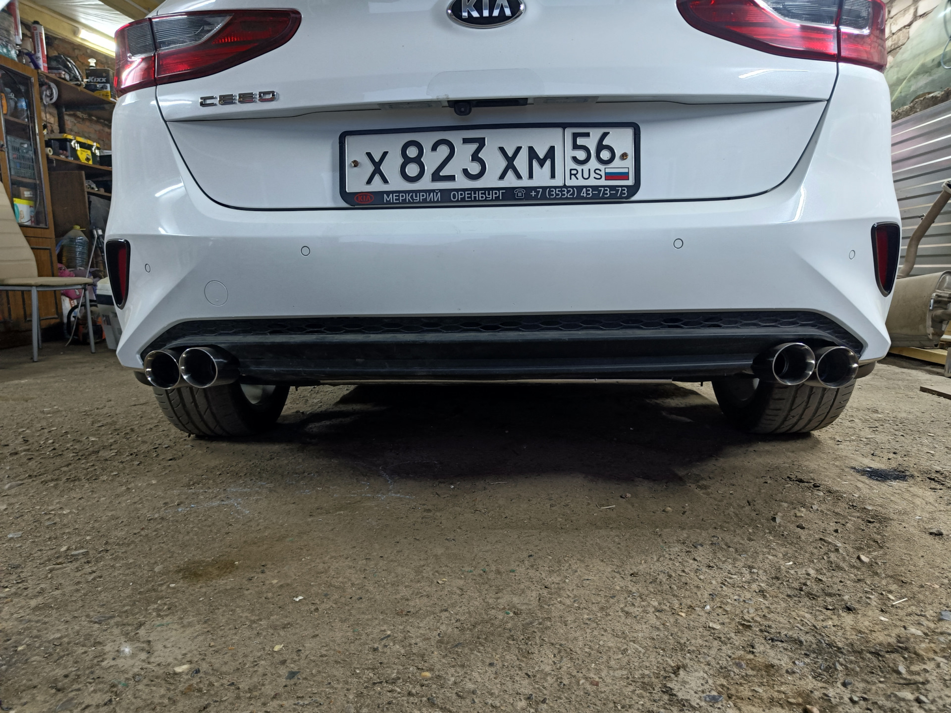 Выхлоп начало — KIA Ceed (3G), 1,6 л, 2019 года | тюнинг | DRIVE2