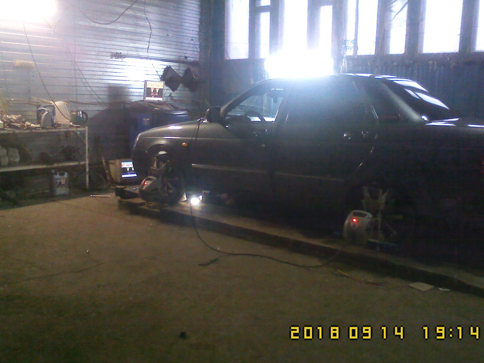 Развал/схождение и неожиданности. — Lada Приора седан, 1,6 л, 2008 года ...