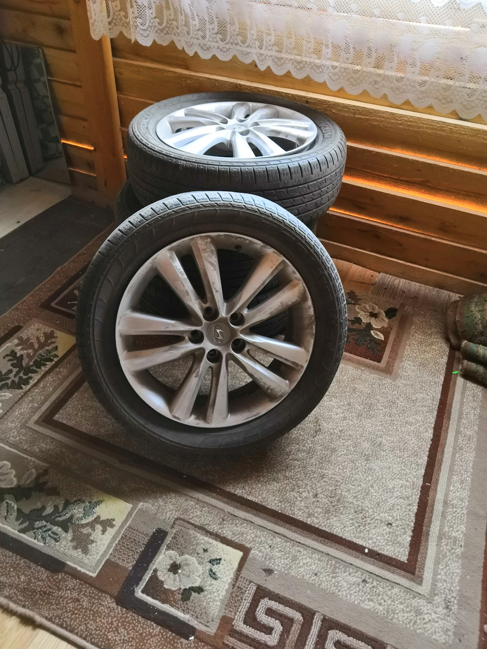 Продам оригинал R 18 — Hyundai Tucson (JM), 2,7 л, 2008 года | колёсные ...