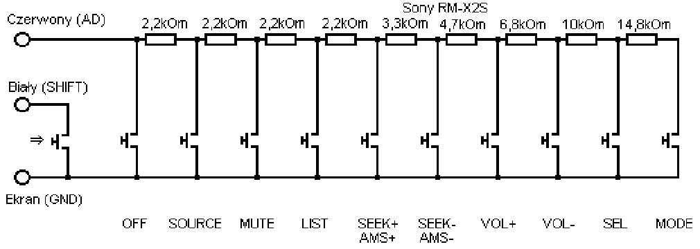 Sony rm x2s схема