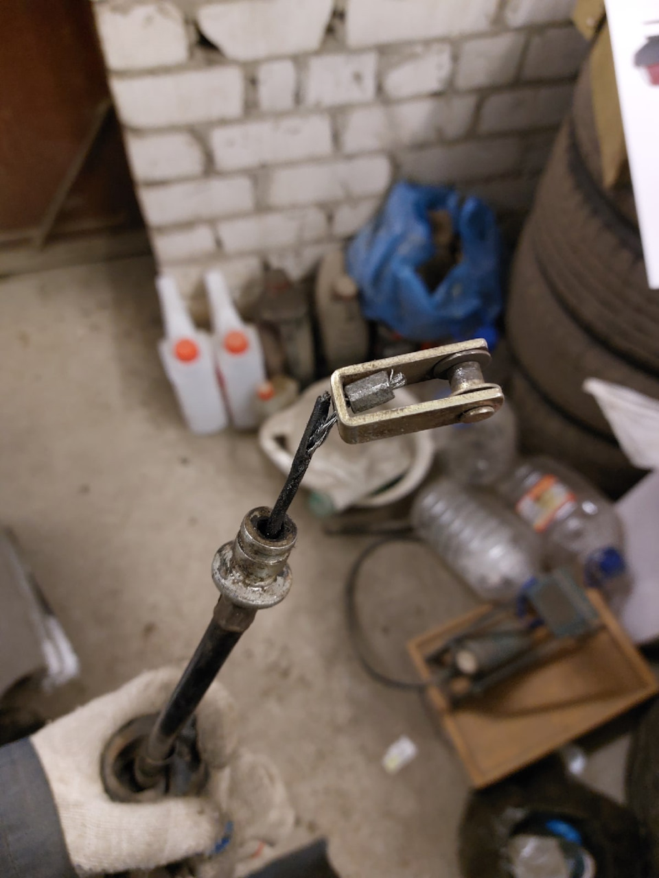 Техническое: Обрыв троса сцепления и ДТП — Subaru Impreza (GC, GF), 2 л ...