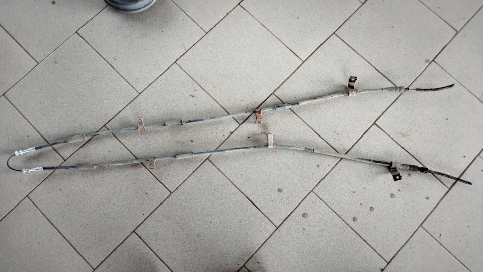 Замена троса ручника + ребилд суппортов — Daewoo Matiz (M100, M150), 0 ...