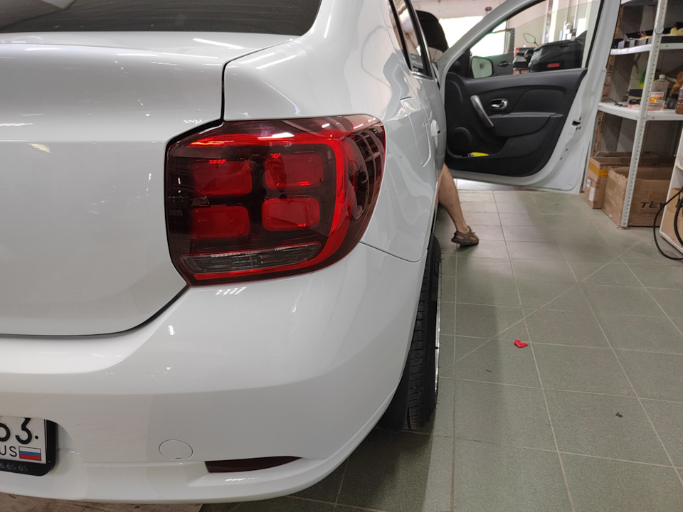 Европейские фонари на Логан 2 — Renault Logan (2G), 1,6 л, 2016 года ...