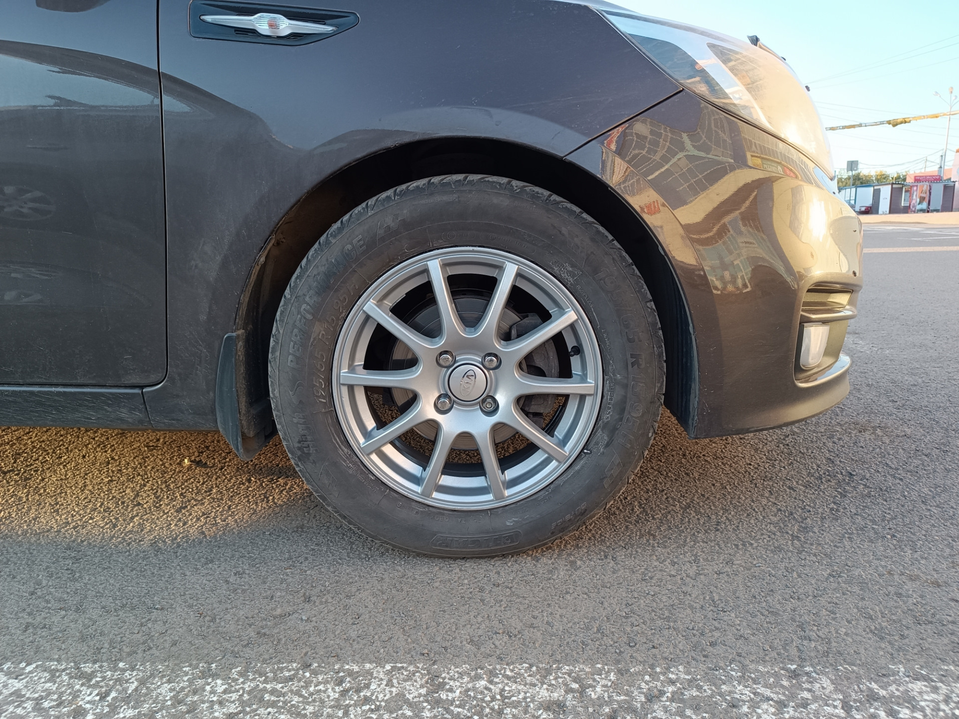 Новые диски! — KIA Rio (3G), 1,4 л, 2015 года | колёсные диски | DRIVE2