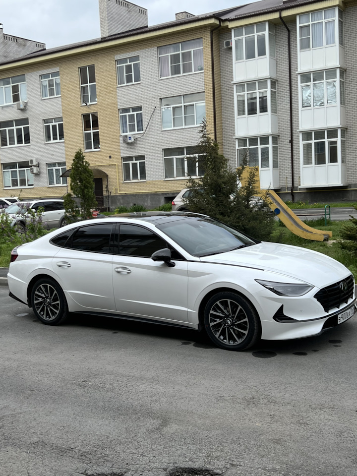 Литые диски Хендай 7,5Jx18 ET48 5x114,3 на Hyundai Sonata VIII (DN8). Б ...