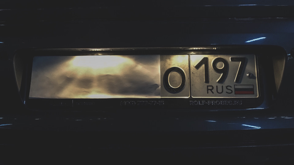 OEM LED подсветка номера — Volkswagen Polo Hatchback Mk5, 1,4 л, 2011 ...
