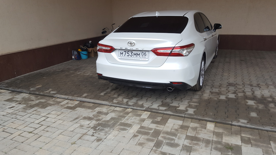 Покраска заднего диффузора в глянец и тонировка — Toyota Camry (XV70 ...